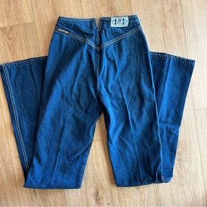 Vintage Rag City Blues Los Angeles lace up denim